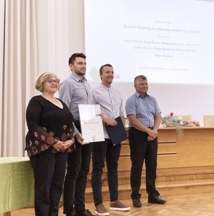 Awarding of awards to representatives of the GOSTOL company