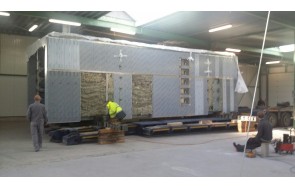 Intaking of Gostol thermo-oil oven into a bakery in Belgium
